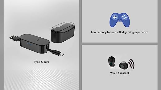 Acer GAHR011-cr Truly Wireless Bluetooth In Ear Earbuds with Mic (Black) Acer GAHR011-cr Truly Wireless Bluetooth In Ear Earbuds with Mic (Black)